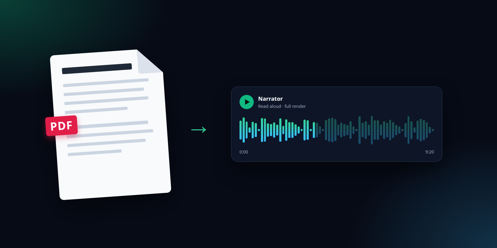 How to Turn a PDF Into an Audiobook With AI